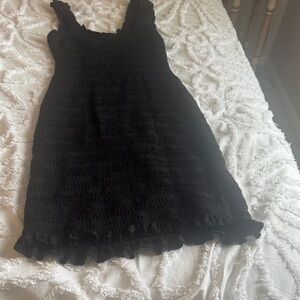 Black Sleeveless Ruffle Dress from
Anthropologie